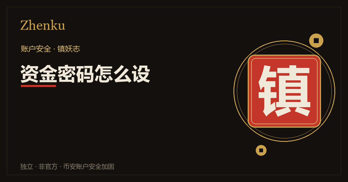 币安资金密码示意：登录密码之外的第二道锁封面