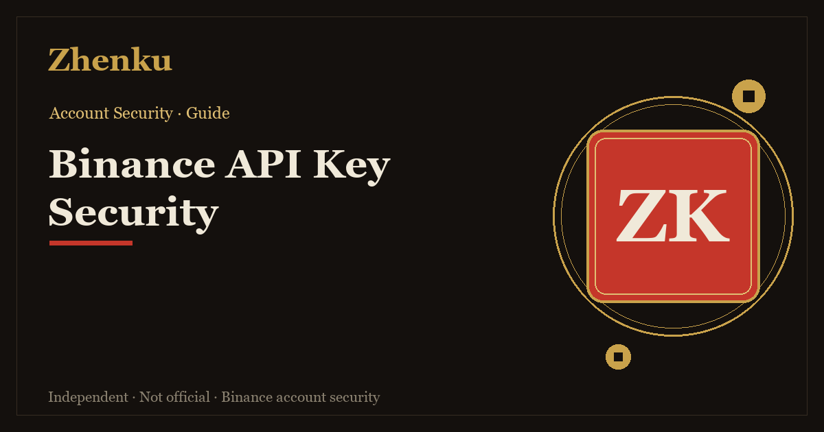 Binance API key security cover